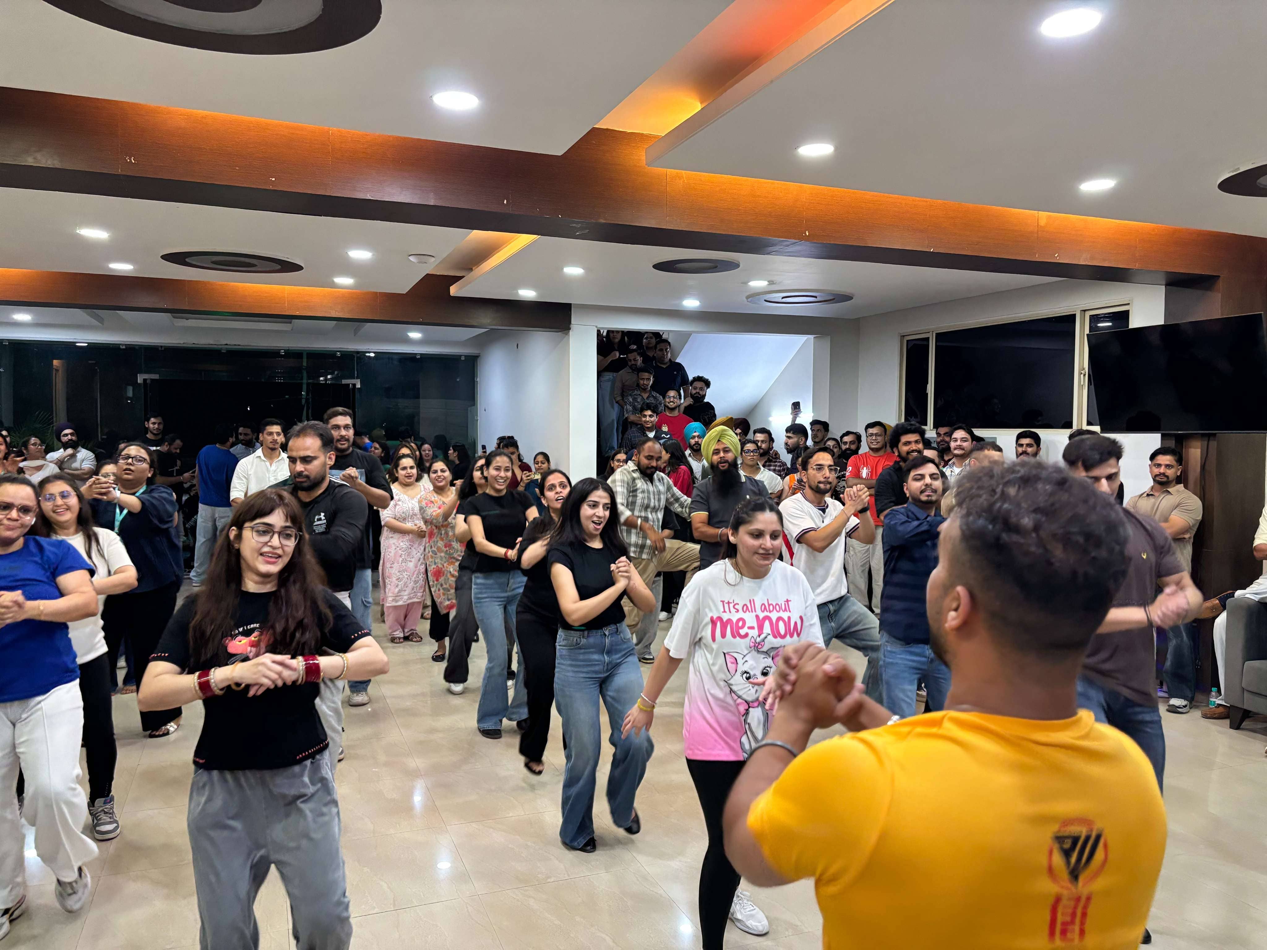 Fitness and team wellness activity at SRP US Logistics