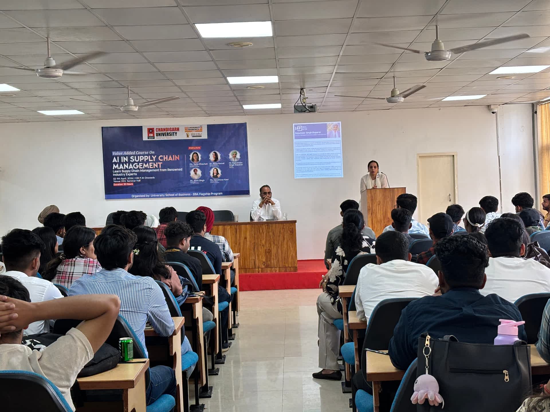 Conducted Session On Supply Chain Management at Chandigarh University Conducted Session On Supply Chain Management at Chandigarh University
